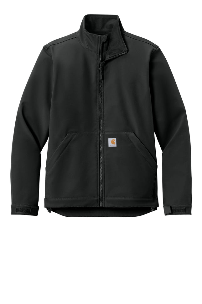 Carhartt Rain Defender Soft Shell Jacket Black Front