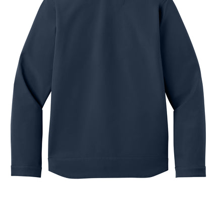 Carhartt Rain Defender Soft Shell Jacket Navy Back side of jacket