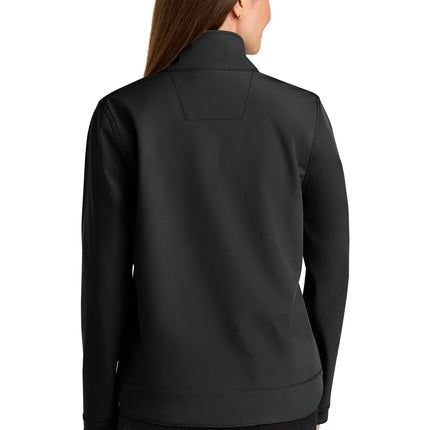 Carhartt Women’s Rain Defender Soft Shell Jacket Black Model back