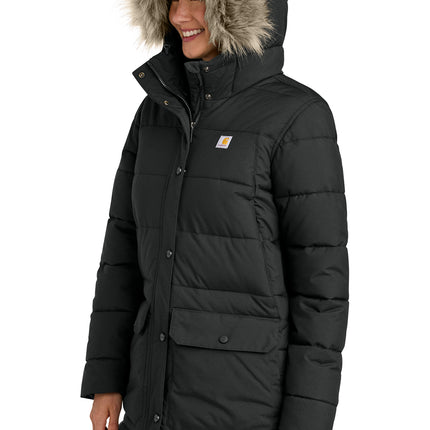 Carhartt® Women’s Montana Insulated Hooded Coat Model Side