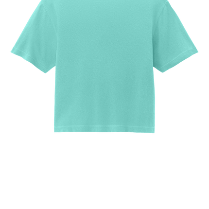 Chalky Mint Comfort Colors Boxy Tee for Women – heavyweight, garment-dyed with custom print Back
