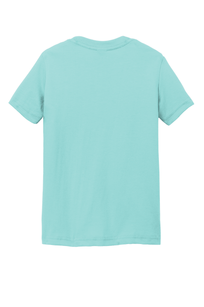 Back view of Rabbit Skins toddler fine jersey T-shirt made of soft cotton, a comfortable custom kid's T-shirt by Print View.