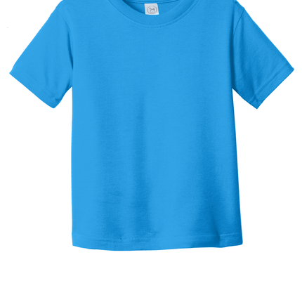 Cobalt Toddler Fine Jersey Tee – Soft Cotton Custom T-Shirt for Kids by Print View