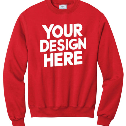 Design your own Custom Crewneck Sweatshirt with printing or embroidery