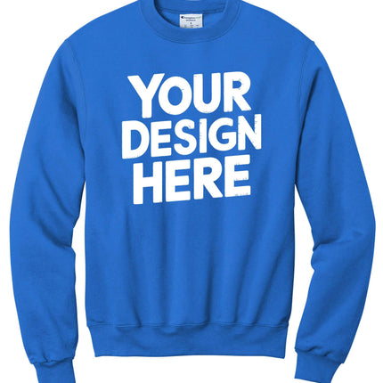 Design your own Custom Crewneck Sweatshirt with printing or embroidery
