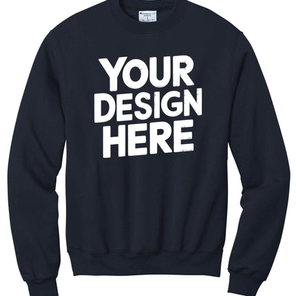 Design your own Custom Crewneck Sweatshirt with printing or embroidery