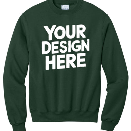 Design your own Custom Crewneck Sweatshirt with printing or embroidery