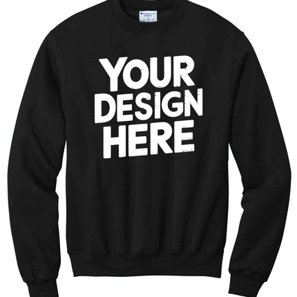 Design your own Custom Crewneck Sweatshirt with printing or embroidery
