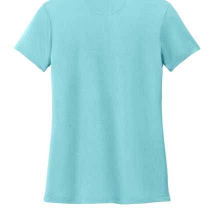 Custom Brooks Brothers Women’s Polo Shirt – breathable mesh pique fabric in feminine fit Mint back