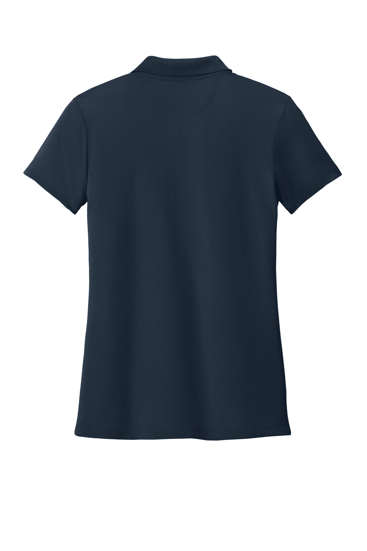 Brooks Brothers women's navy mesh pique performance polo shirt with breathable fabric and custom embroidery, feminine fit.