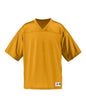 Men's custom printed football jersey by Augusta Sportswear featuring personalized name and number for stadium replica football games.