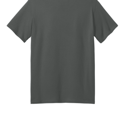Custom Printed Recycled Tee – Port & Company® Eco Shirt Charcoal Back