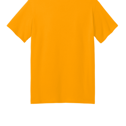 Custom Printed Recycled Tee – Port & Company® Eco Shirt Gold back