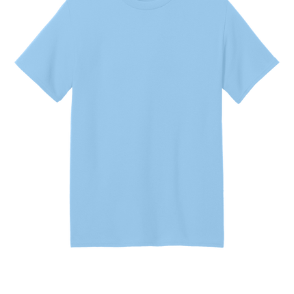 Custom Printed Recycled Tee – Port & Company® Eco Shirt Light Blue