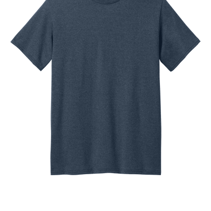 Custom Printed Recycled Tee – Port & Company® Eco Shirt Navy Blue Heather