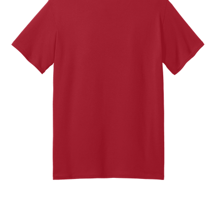 Custom Printed Recycled Tee – Port & Company® Eco Shirt Red back