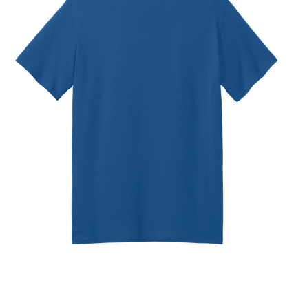 Custom Printed Recycled Tee – Port & Company® Eco Shirt Royal Blue Back