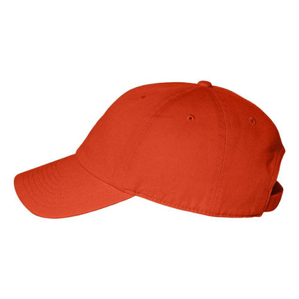 Custom embroidered '47 Brand Clean Up Cap with logo – Print View Orange side