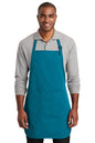 Personalized Port Authority apron for cooking, BBQ, or gifts, featuring custom print design on durable fabric.