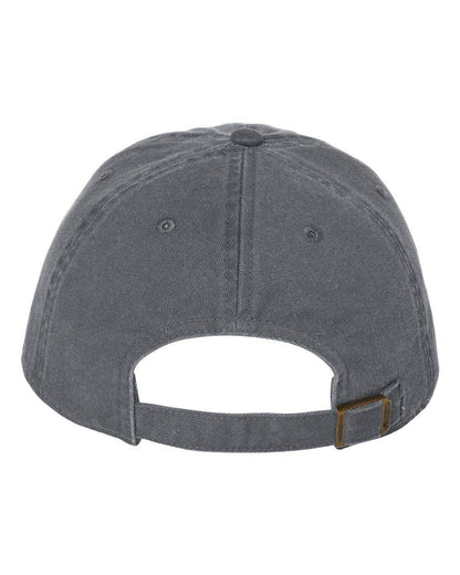 '47 Brand Clean Up Cap baseball hat with adjustable strap back and embroidered logo, charcoal color, unstructured dad hat style
