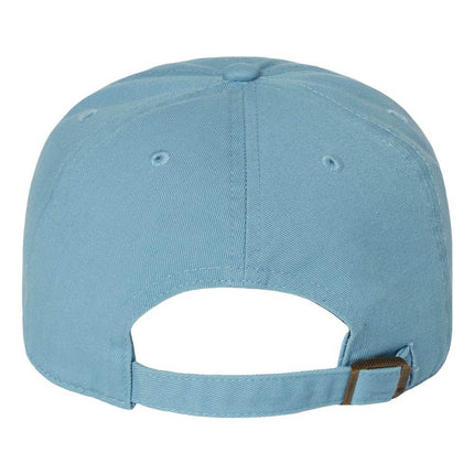 Custom embroidered '47 Brand Clean Up Cap with logo – Print View Columbia Blue back