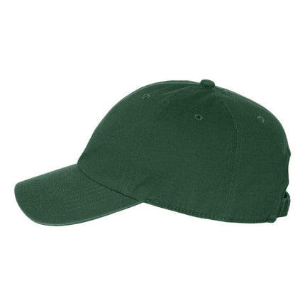 Custom embroidered '47 Brand Clean Up Cap with logo – Print View Forest Green side