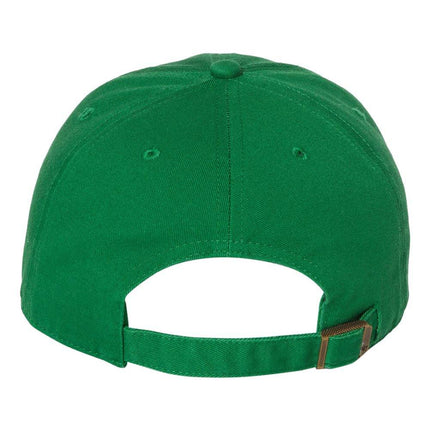Custom embroidered '47 Brand Clean Up Cap with logo – Print View Green back