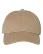 '47 Brand Clean Up Cap baseball hat with adjustable strap back, khaki color, unstructured dad hat with embroidered logo on front