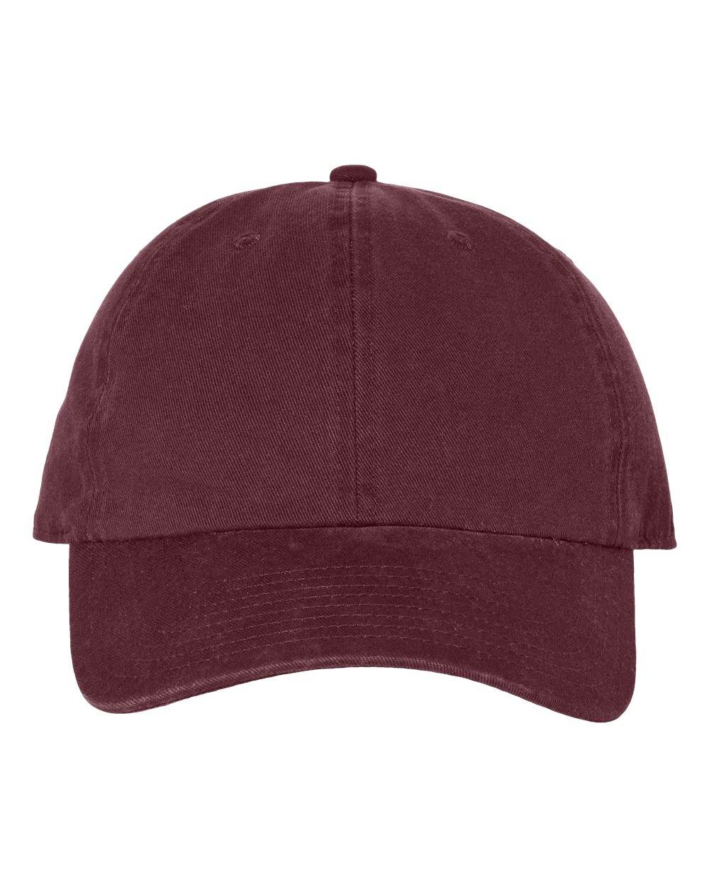 Maroon '47 Brand Clean Up Cap with adjustable strap back and embroidered logo, unstructured dad hat, baseball style.