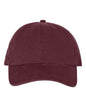 Maroon '47 Brand Clean Up Cap with adjustable strap back and embroidered logo, unstructured dad hat, baseball style.