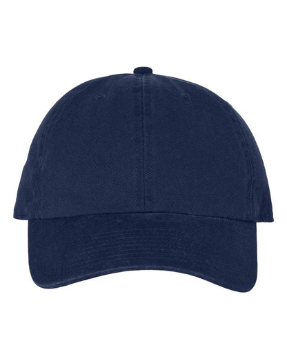 Navy '47 Brand Clean Up Cap with adjustable strap back and embroidered logo, unstructured dad hat style for casual wear.