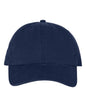 Navy '47 Brand Clean Up Cap with adjustable strap back and embroidered logo, unstructured dad hat style for casual wear.