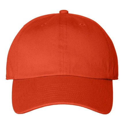 Custom embroidered '47 Brand Clean Up Cap with logo – Print View Orange