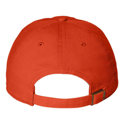 Custom embroidered '47 Brand Clean Up Cap with logo – Print View Orange back
