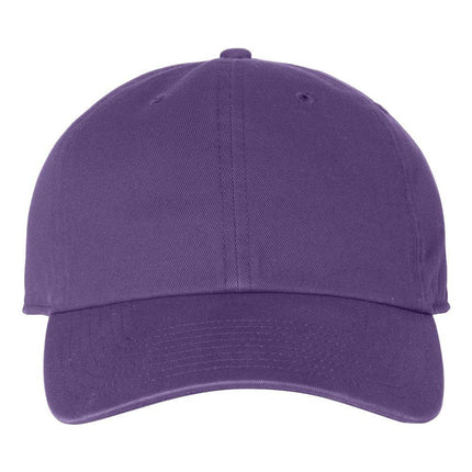 Custom embroidered '47 Brand Clean Up Cap with logo – Print View purple
