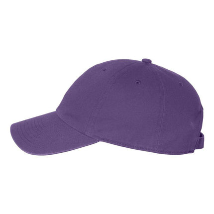Custom embroidered '47 Brand Clean Up Cap with logo – Print View purple side