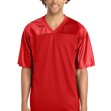 Customizable Football Mesh Jersey – Add Name, Number & Team Logo - Print-View