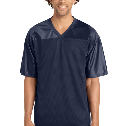 Customizable Football Mesh Jersey – Add Name, Number & Team Logo - Print-View