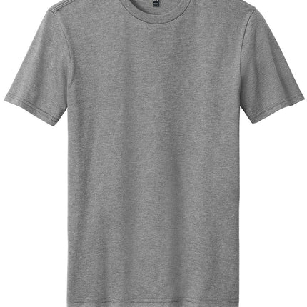 District® Perfect Blend® CVC Tee front view grey — personalized soft CVC tee by Print-View