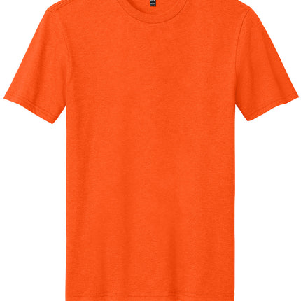 District® Perfect Blend® CVC Tee front view orange — custom print ready CVC tee by Print-View