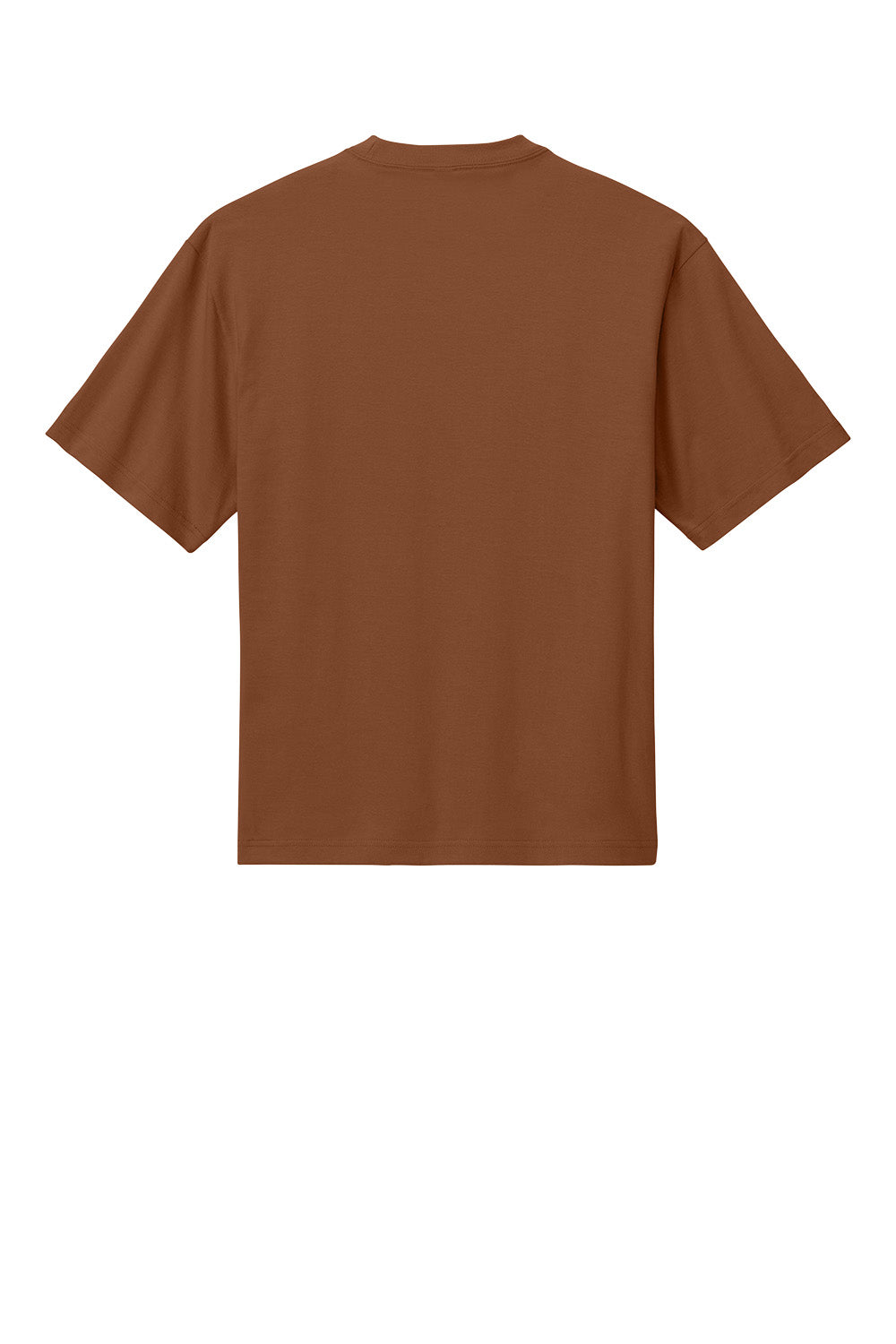 Print-View District Heavyweight V-neck T-shirt in baked clay color, front view showing soft fabric and classic fit.