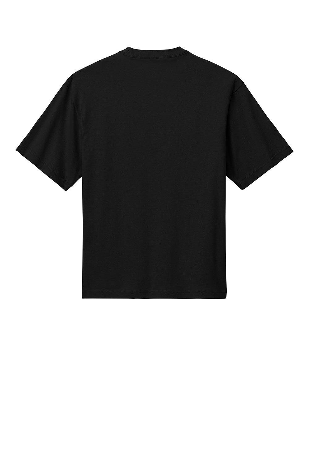 Black District® Heavyweight Very Important Tee® V-neck T-shirt by Print-View, shown flat with front view.