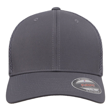 Grey  Fitted Hat Print View