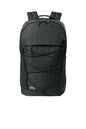 Black Eddie Bauer Adventurer Backpack with front pockets and padded straps, designed for outdoor and daily use.
