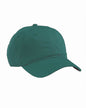 Forest green Print-View baseball cap featuring a classic unstructured design and printed logo on the front.