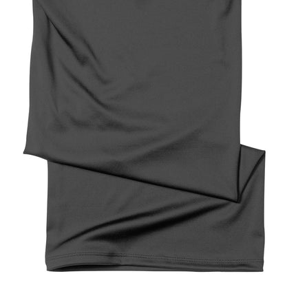 Charcoal Port Authority® Stretch Performance Gaiter by Print-View showing a flat front view of the fabric design.