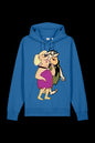 Blue Lane 7 Mr & Mrs hooded sweatshirt with front pocket and drawstrings, casual and comfortable for everyday wear.