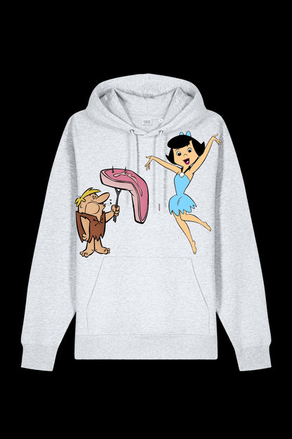 Grey Lane 7 hooded sweatshirt for men and women, featuring a comfortable hood and casual fit.