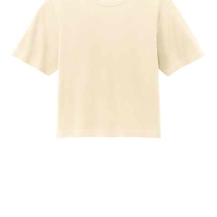 Ivory Mint Comfort Colors Boxy Tee for Women – heavyweight, garment-dyed with custom print