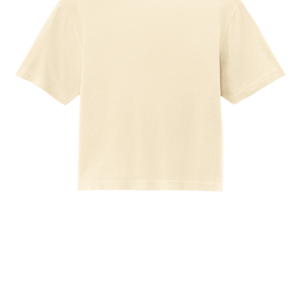 Ivory Mint Comfort Colors Boxy Tee for Women – heavyweight, garment-dyed with custom print Back
